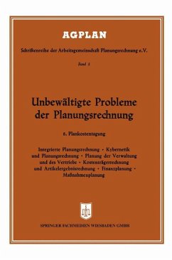 Cover Unbewältigte Probleme der Planungsrechnung