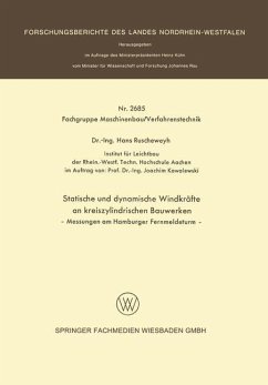 Statische und dynamische Windkräfte an kreiszylindrischen Bauwerken - Ruscheweyh, Hans