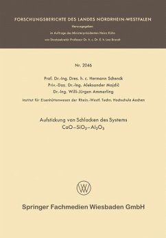 Aufstickung von Schlacken des Systems CaO¿SiO2¿Al2O3 - Schenck, Hermann Rudolf