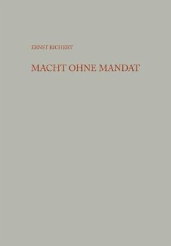 Macht ohne Mandat - Richert, Ernst