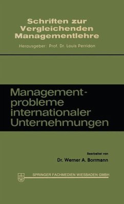 Managementprobleme internationaler Unternehmungen - Borrmann, Werner A.