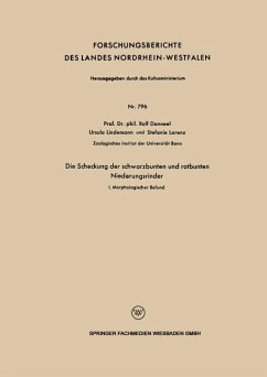 Die Scheckung der schwarzbunten und rotbunten Niederungsrinder - Danneel, Rolf; Lorenz, Stefanie