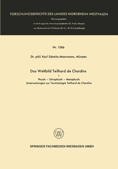 Cover Das Weltbild Teilhard de Chardins