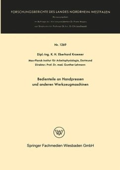 Bedienteile an Handpressen und anderen Werkzeugmaschinen - Wode, Henning