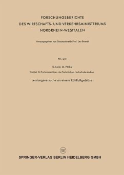 Leistungsversuche an einem Kühlluftgebläse - Leist, Karl