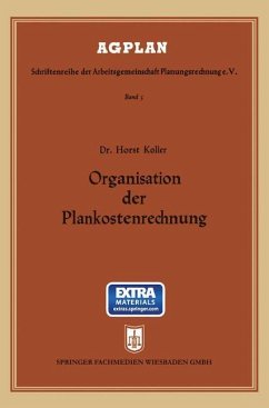 Organisation der Plankostenrechnung - Koller, Horst