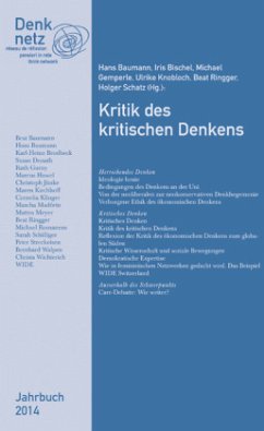 Cover Jahrbuch Denknetz 2014: Kritik des kritischen Denkens