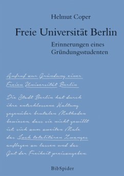 Cover Freie Universität Berlin