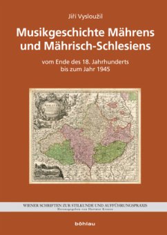 Cover Musikgeschichte Mährens und Mährisch-Schlesiens