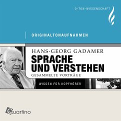 Sprache und Verstehen (MP3-Download) - Gadamer, Hans-Georg