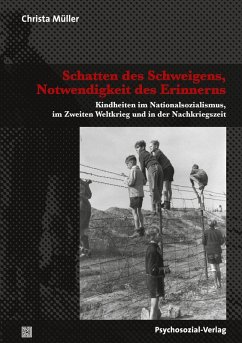 Cover Schatten des Schweigens, Notwendigkeit des Erinnerns