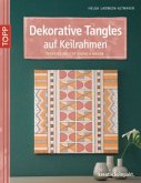 Dekorative Tangles auf Keilrahmen