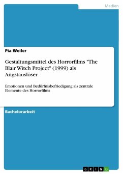 Gestaltungsmittel des Horrorfilms "The Blair Witch Project" (1999) als Angstauslöser