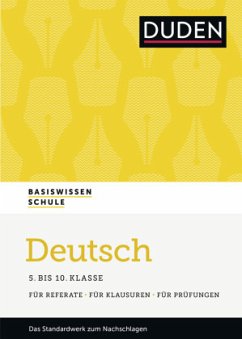 Deutsch 5. bis 10. Klasse / Duden Basiswissen Schule - Huster, Sonja;Langermann, Detlef;Felgentreu, Simone