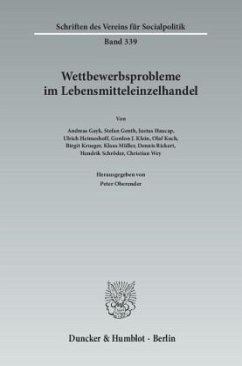 Cover Wettbewerbsprobleme im Lebensmitteleinzelhandel.