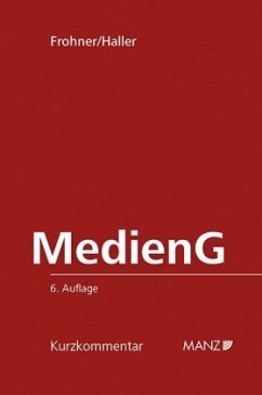 Mediengesetz - Frohner, Natalia;Haller, Albrecht