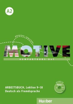 Motive A2. Arbeitsbuch. Lektion 9-18 mit MP3-Audio-CD - Krenn, Wilfried; Puchta, Herbert