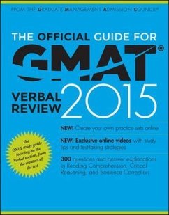 The Official Guide for GMAT Verbal Review 2015, w. Online Question Bank and Exclusive Video