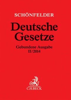 Schönfelder Deutsche Gesetze, gebundene Ausgabe ohne Fortsetzung