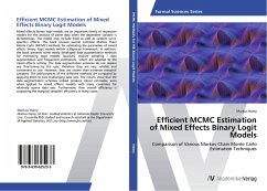 Efficient MCMC Estimation of Mixed Effects Binary Logit Models - Hainy, Markus
