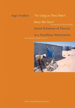 Cover As Long as They Don't Bury Me Here. Social Relations of Poverty in a Namibian Shantytown