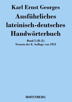 Cover Ausführliches lateinisch-deutsches Handwörterbuch