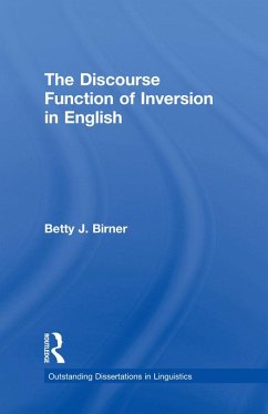 Cover The Discourse Function of Inversion in English (eBook, ePUB)