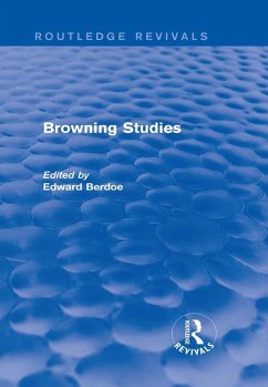 Browning Studies (Routledge Revivals) (eBook, ePUB) - Berdoe, Edward