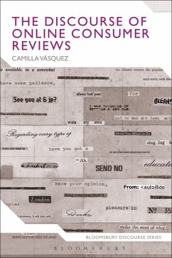 The Discourse of Online Consumer Reviews (eBook, PDF) - Vásquez, Camilla