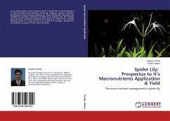 Spider Lily: Prospectus to It¿s Macronutrients Application & Yield