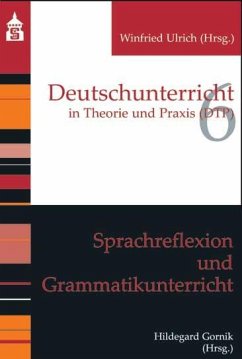 Sprachreflexion und Grammatikunterricht Sprachreflexion und Grammatikunterricht