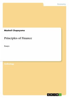 Principles of Finance - Chapeyama, Mashell