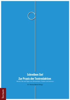 Cover Schreiben Sie! - Zur Praxis der Textredaktion