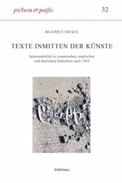 Texte inmitten der Künste - Nickel, Beatrice