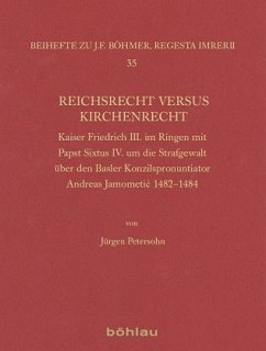 Reichsrecht versus Kirchenrecht - Petersohn, Jürgen