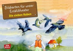 Die sieben Raben, Kamishibai Bildkartenset - Grimm, Jacob;Grimm, Wilhelm