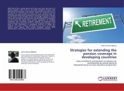 Strategies for extending the pension coverage in developing countries