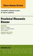 Preclinical Rheumatic Disease, an Issue... - Bild 1