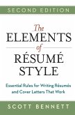 Elements of Resume Style Softcover