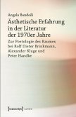 Ästhetische Erfahrung in der Literatur der 1970er Jahre