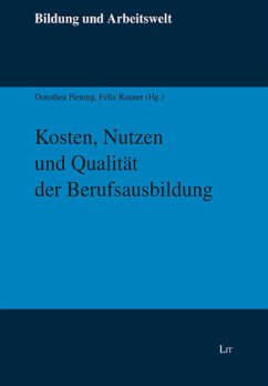 Cover Kosten, Nutzen und Qualität der Berufsausbildung
