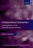 Compositional Semantics: An Introduction to the Syntax/Semantics Interface