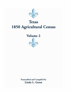 Cover Texas 1850 Agricultural Census, Volume 2