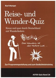 Karl, M: Reise- und Wander-Quiz - Kreuz und quer durch Deuts Cover Karl, M: Reise- und Wander-Quiz - Kreuz und quer durch Deuts