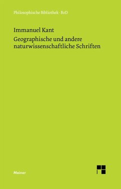 Geographische und andere naturwissenschaftliche Schriften (eBook, PDF) - Kant, Immanuel