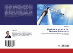 Weather Insurance for Renewable Energies - Pons, Albert