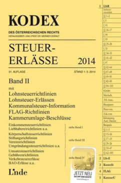 Cover Steuer-Erlässe 2014 (f. Österreich)