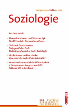 Cover Soziologie 4.2010 (eBook, PDF)