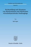 Rechtsstellung und Akzeptanz von Absolventinnen und Absolventen wirtschaftsjuristischer Studiengänge