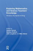 Exploring Mathematics and Science Teachers' Knowledge (eBook, PDF)